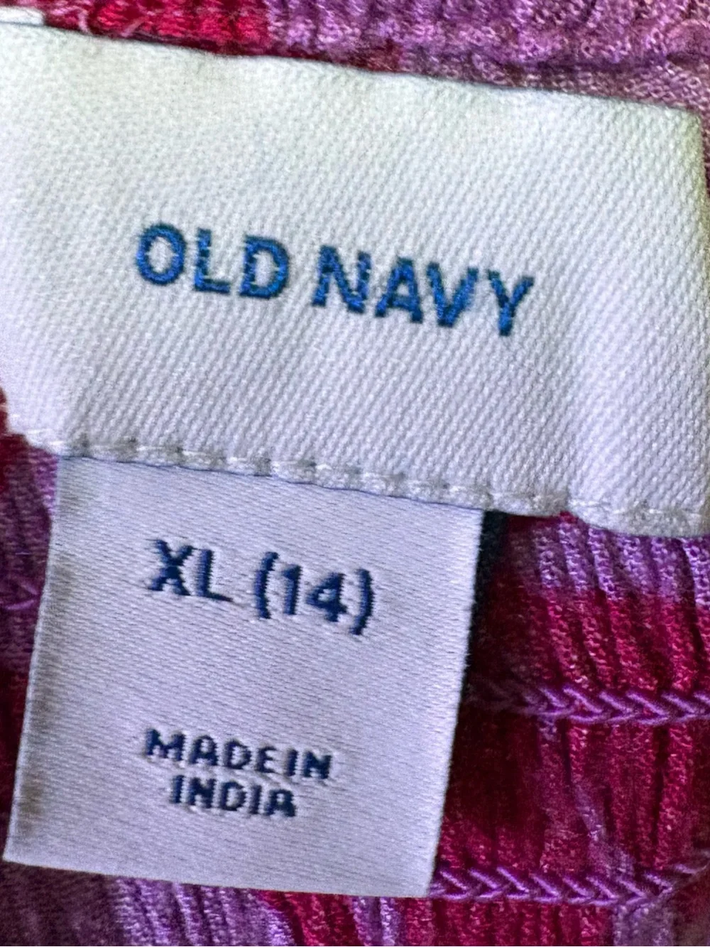 Old Navy Girls XL (14) Pink and Purple Jumpsuit